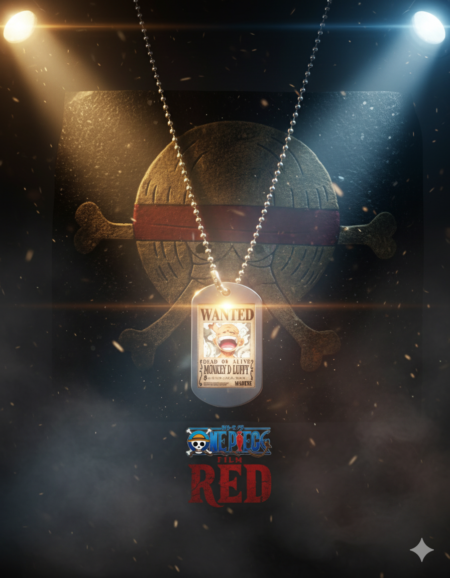 One piece Wanted dog tags