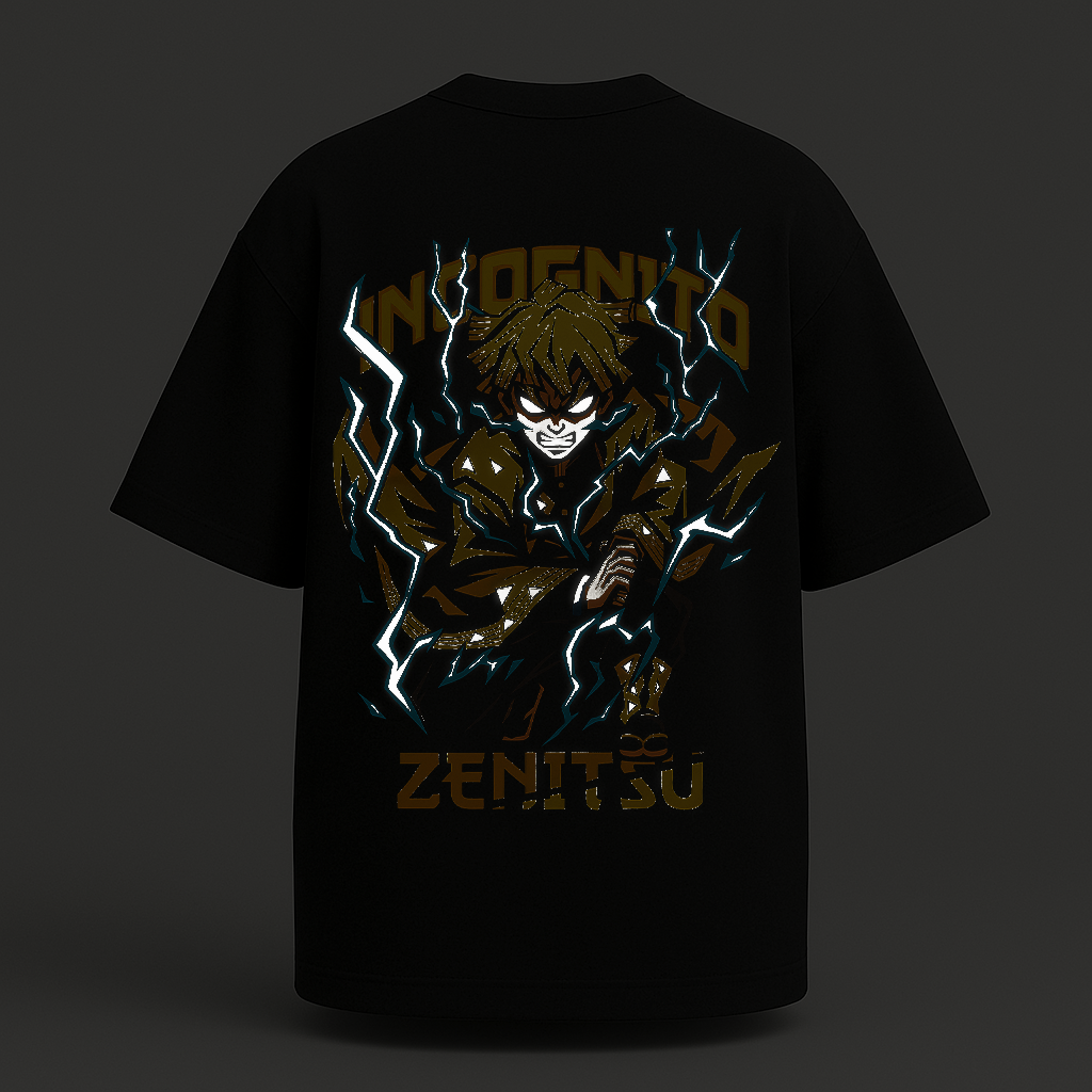 Infinity castle Zenitsu Agatsuma oversize t shirt