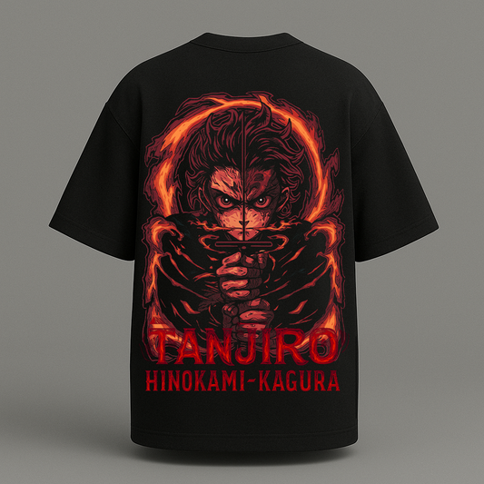 Infinity castle Tanjiro Kamado oversize t shirt