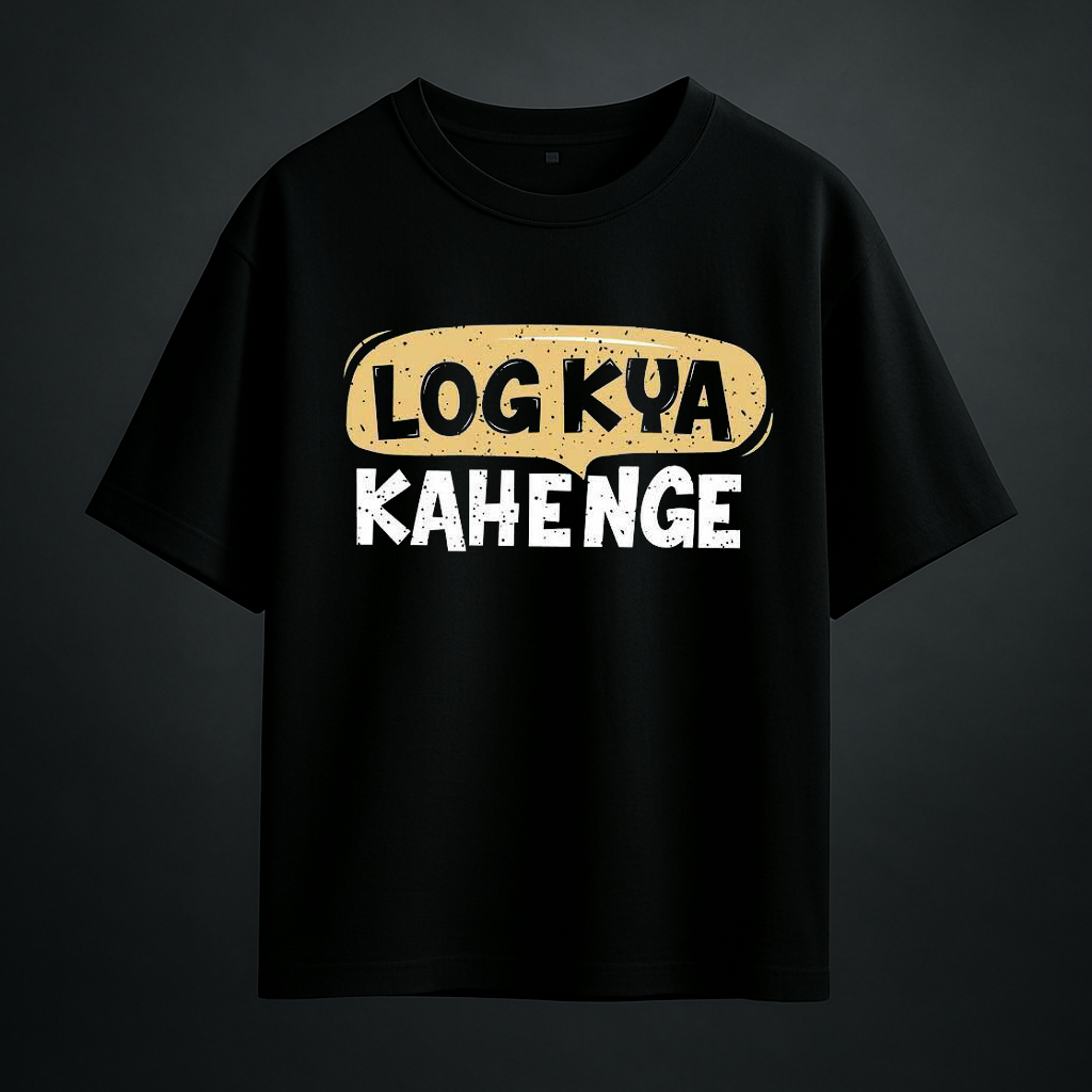 Kya kahenge Oversize Drop shoulder t shirt