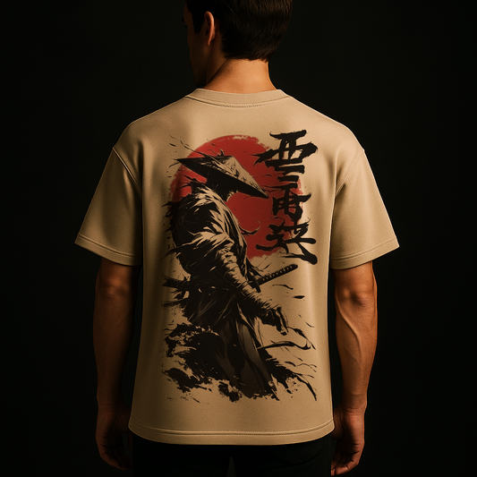 Samurai oversize drop shoulder t shirt