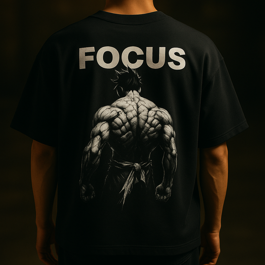 Focus oversize drop shoulder t shirt