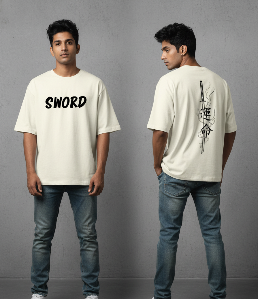 Sword Unisex Oversized Classic T-Shirt