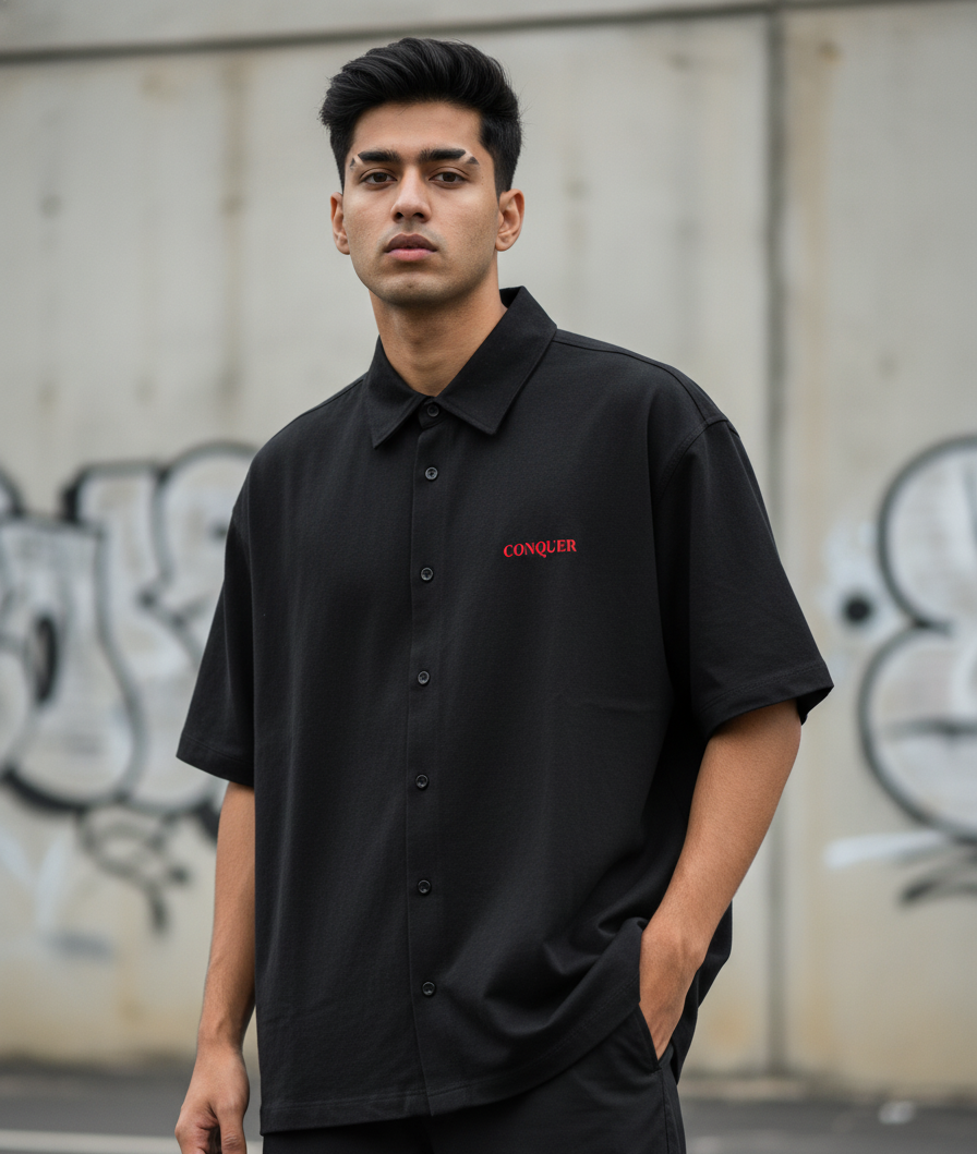 Conquer Unisex Oversized Shirt