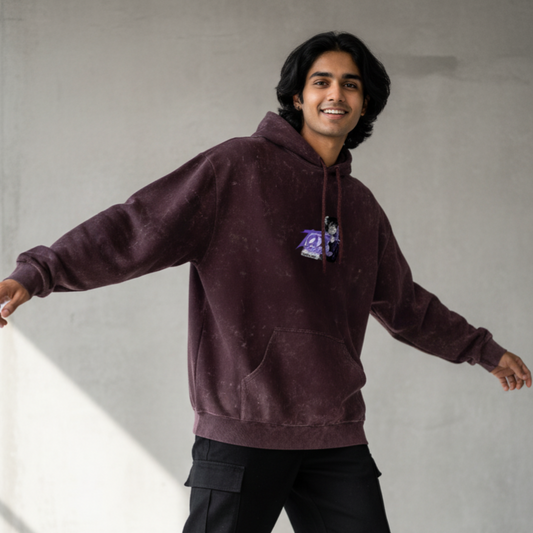 Toji Unisex Acid Washed Hoodie