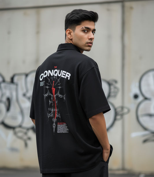 Conquer Unisex Oversized Shirt