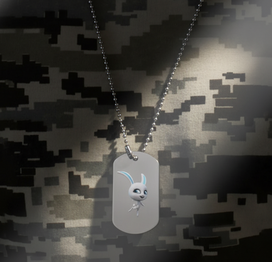 Fluff Dog Tag