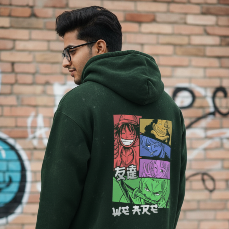 One piece Unisex Acid Washed Hoodie