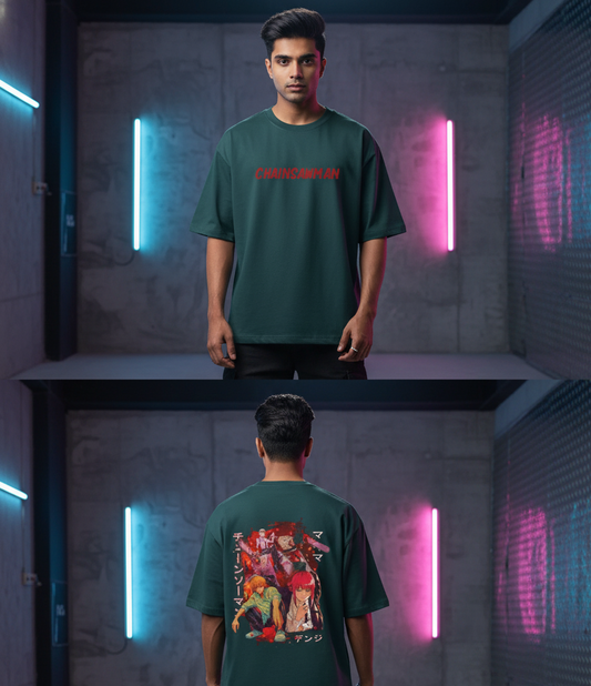 Chainsaw man v2 Unisex Oversized Classic T-Shirt