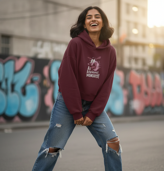 Courage Female Cropped Hoodie