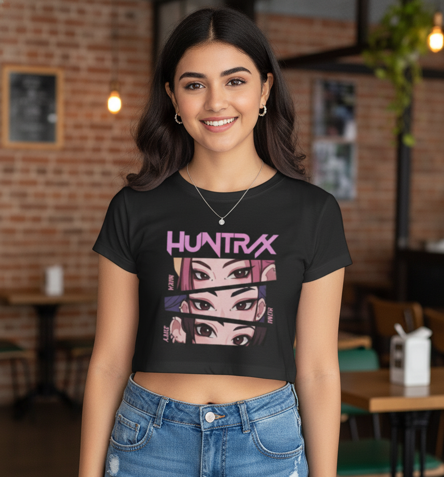 Huntrix Kpop Hunters Crop Top