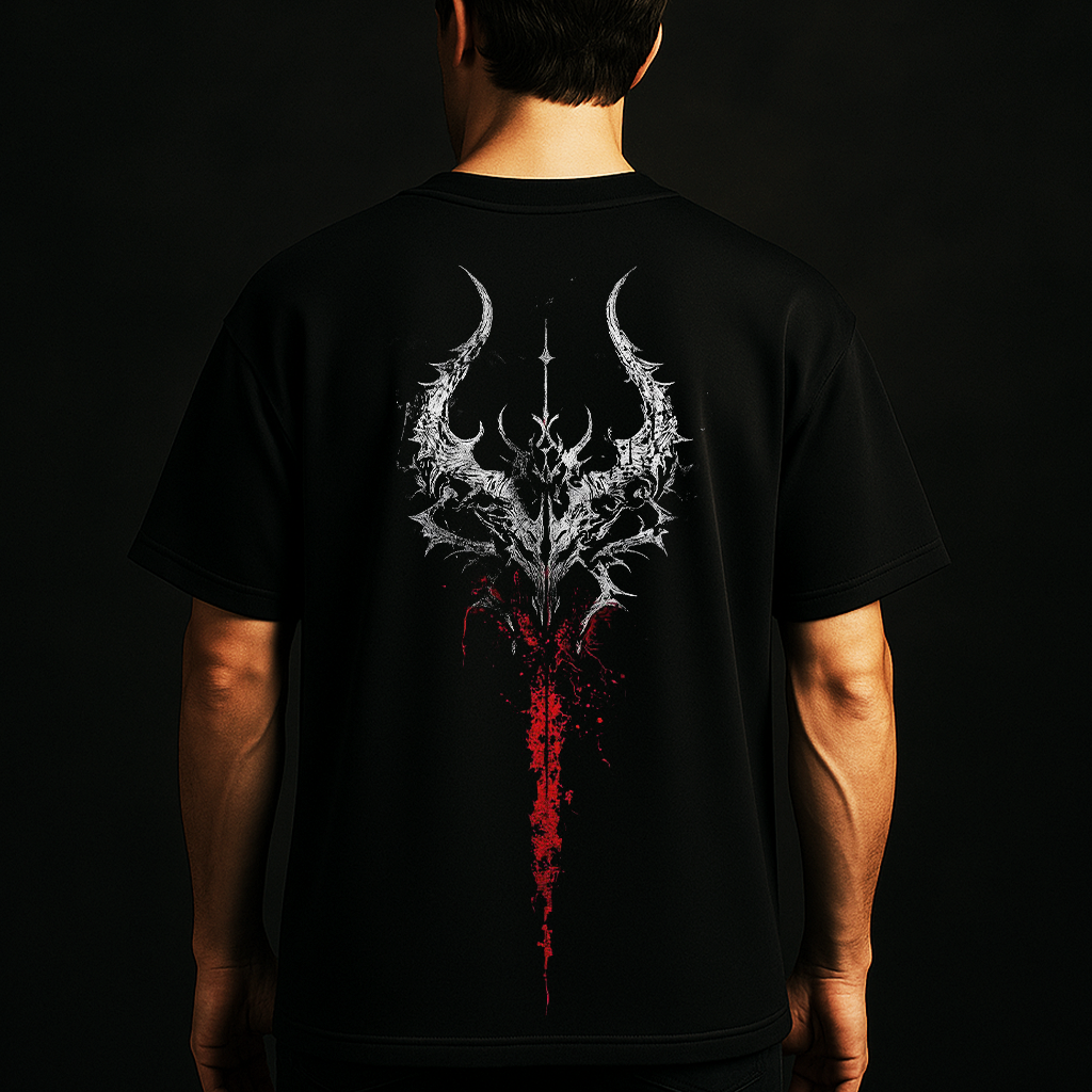 Sword oversize drop shoulder t shirt