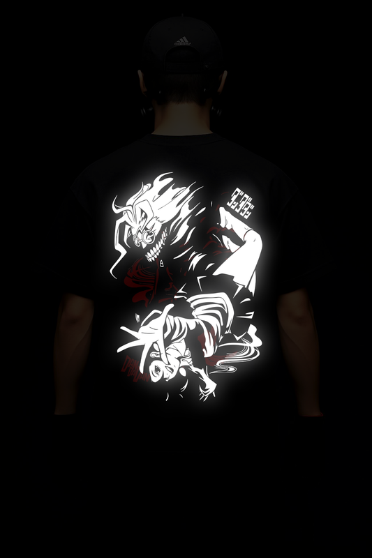 DANDADAN Reflective oversize t shirt