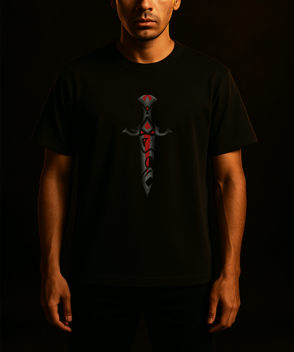 Sword oversize drop shoulder t shirt