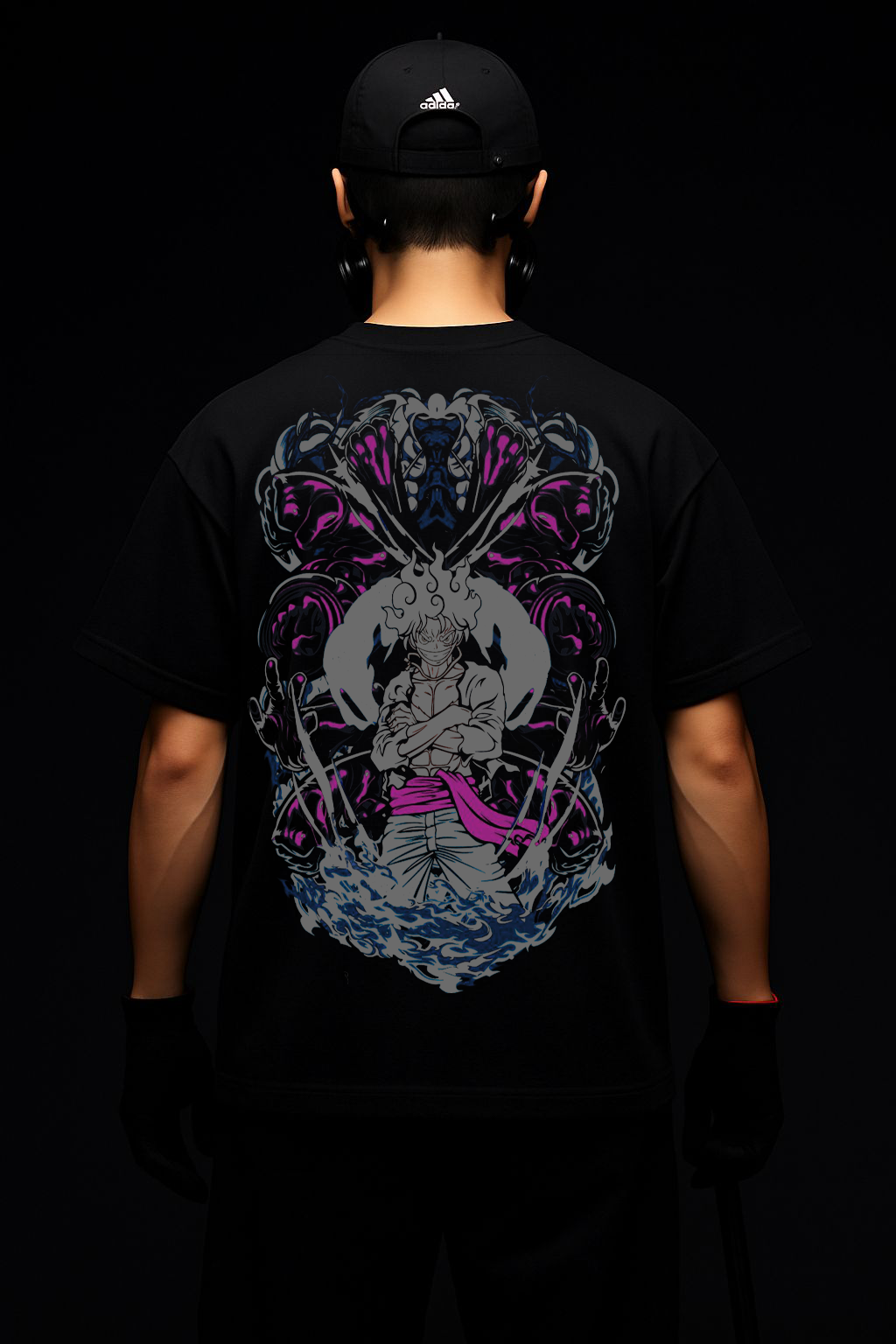 Gear 5 Reflective oversize t shirt