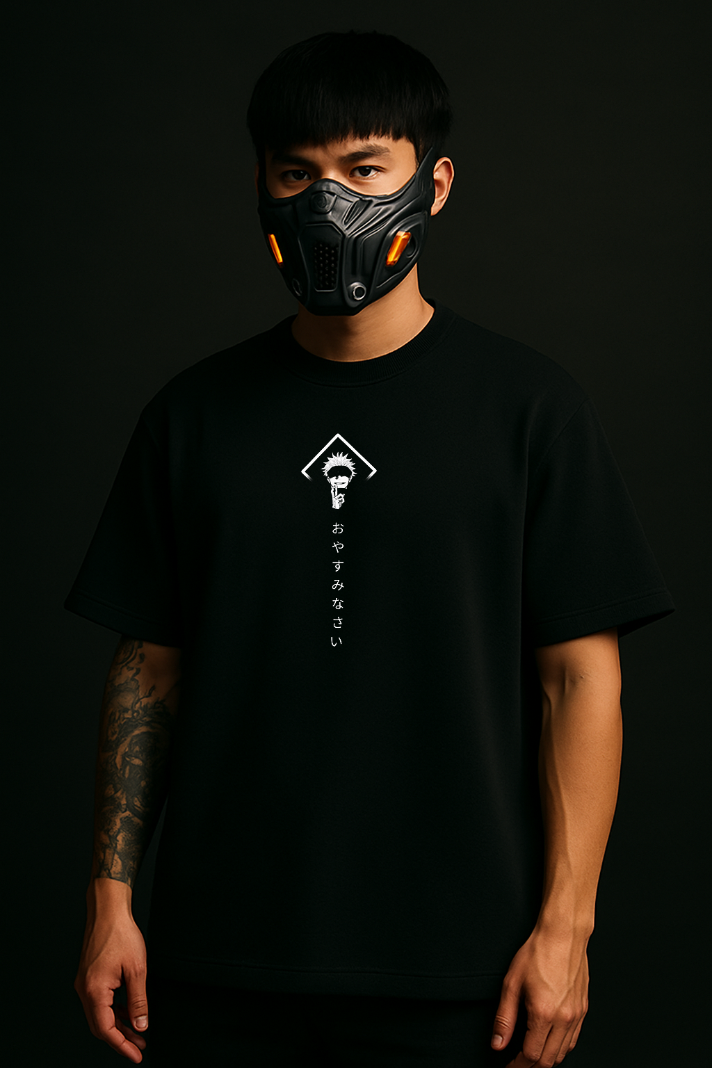 SUKUNA VS GOJO Reflective oversize t shirt