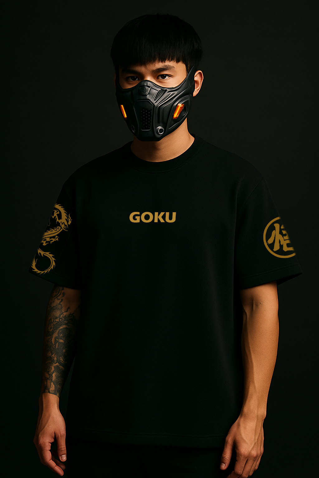 GOKU oversize drop shoulder t shirt