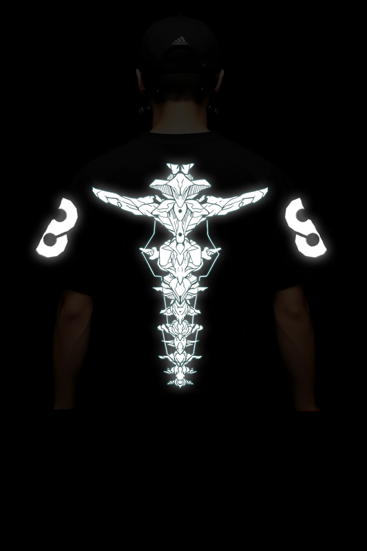 Kaiju No 8 Reflective oversize t shirt