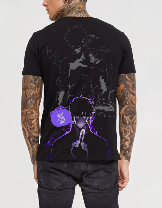 Solo leveling v1 Reflective t shirt